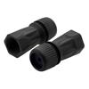 IP68 Waterproof Kit, For Cables 3 to 6mm, Compatible w/ WPBH Ethernet, VHC00029 HDMI and U3C00031 USB Waterproof Couplers, Black, 2 Pack的图片